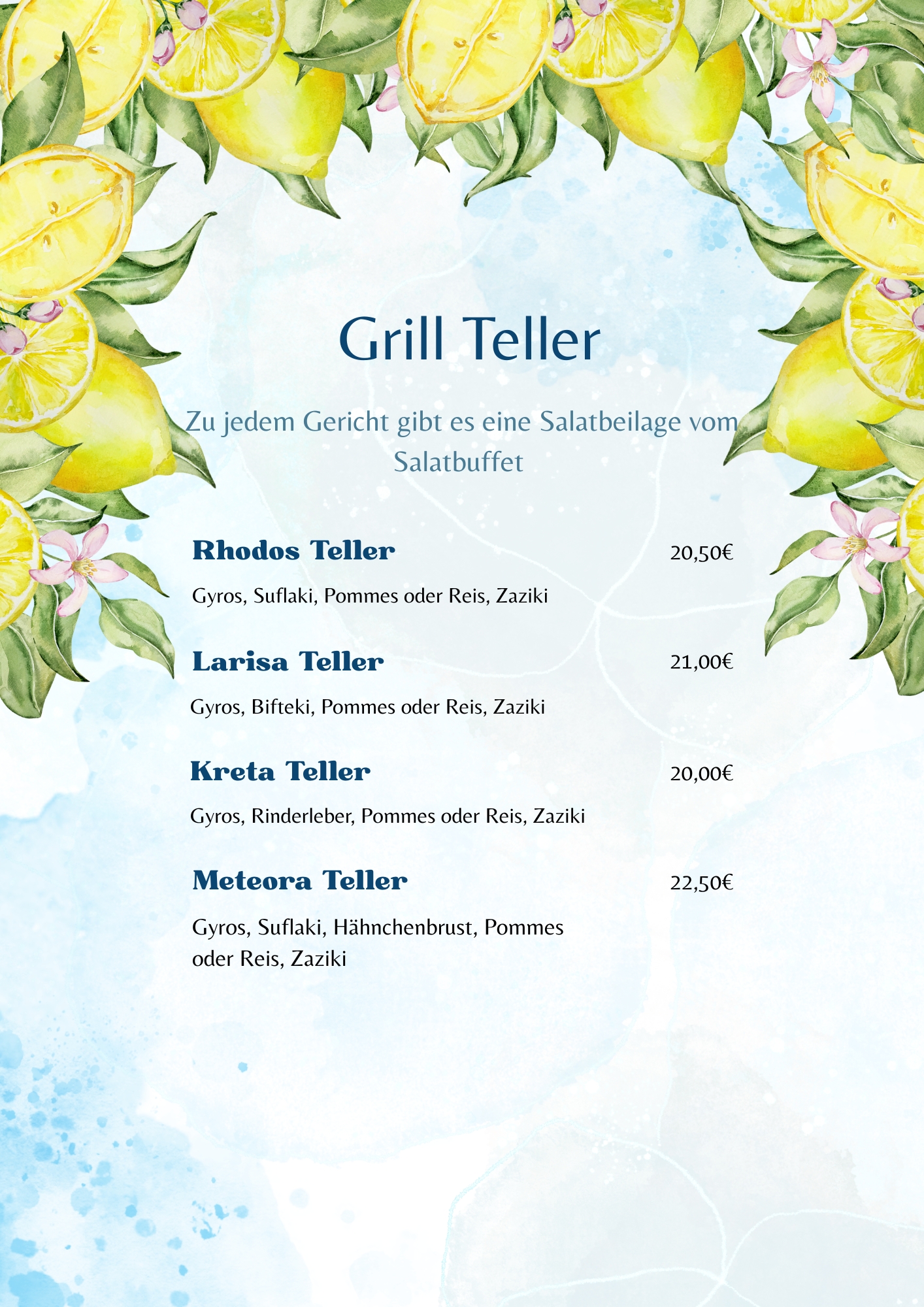 Grill Teller